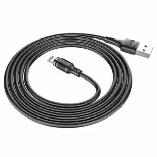Usb - cable iPhone 5 HOCO X52 Sereno magnetic 2.4A 1m ( круглий ) Black
