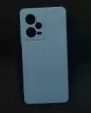 Чохол Xiaomi Redmi Note 12Pro+ Silicon Soft Silky №21 Light blue (4you)