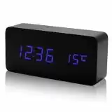 Настільний годинник VST-862-5 (синє підсвічування, від мережі) Black