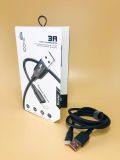 Usb-cable Type-C 4you Dnister black (3A, Silicon Perfect) - Нова упаковка!