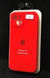 Чохол iPhone 14 Silicon Case original FULL Camera № 14 Red ( 4you )