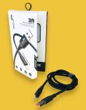 Usb-cable iPhone 5 4you Dnister black (2.4A, Silicon Perfect) - Нова упаковка!