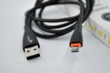 Usb-cable Micro USB 4you SNAKE (2.1A, Шкір.оплетка, Premium, чорний) - ТОП Продаж!