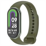 Ремінець на браслет фітнес Xiaomi mi band 8/9 Хакі темний