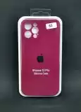 Чохол iPhone 12Pro Silicon Case original FULL Camera № 63 burgundy ( 4you )