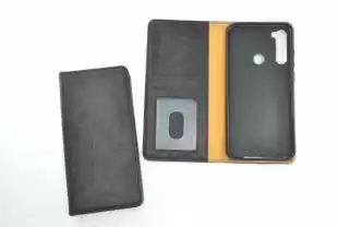 Flip Cover for Xiaomi Redmi 10C WALL Black ( 4you )