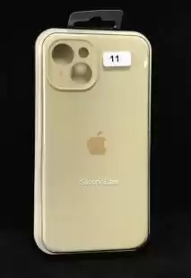 Чохол iPhone 15 Silicon Case original FULL Camera №11 antique white (4you)