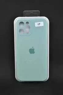 Чохол iPhone 12Pro Silicon Case original FULL Camera № 17 spring mint ( 4you )