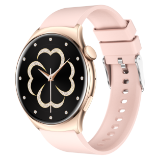 Годинник Smart Watch 4you SPACE (1.43 AMOLED Дзвінки, ліхтарик, aluminum,12мес гар) CORAL PINK - Новинка!