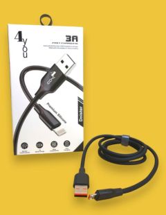 Usb-cable Micro USB 4you Dnister black (2.4A, Silicon Perfect) Нова упаковка!