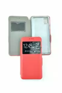 Flip Cover for Samsung A20s/A207 Afina Red (4you)