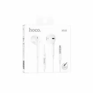 Гарнітура HOCO M101 (мікрофон,круглий шнур) White
