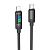 Cable Type-C/iPhone 5 HOCO U126 27W 1,2m (круглий) Black