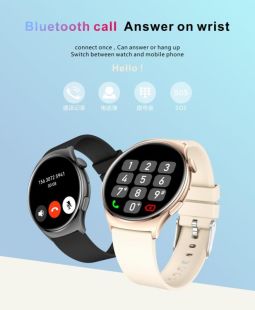Годинник Smart Watch 4you SPACE (1.43 AMOLED Дзвінки, ліхтарик, aluminum,12мес гар) CORAL PINK - Новинка!