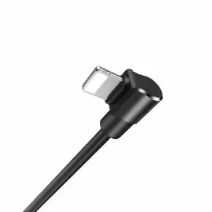 Usb-cable iPhone 5 HOCO U37 Long Roam 2.4А 0.6m (L-подібний, метал. коннект, круглий) Black