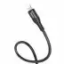 Usb-cable iPhone 5 HOCO X72 Flash 2.4A 1m (круглий) Black