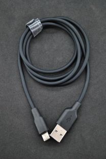 Usb-cable Micro USB 4you Dnister black (2.4A, Silicon Perfect) Нова упаковка!