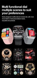 Годинник Smart Watch 4you VIBE (1.95",AMOLED 410*502,VA,300mAh,Дзвінки, Metal,12мес гарант) Gold/Pink
