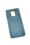 Чехол Xiaomi Redmi 9 Silicon VESTA Leather Dark Blue (P5) "Акционная цена"