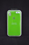 Чехол iPhone XR Silicon Case original FULL №31 lime green (4you)