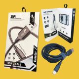 Usb-cable Type-C 4you Dnister black (3A, Silicon Perfect, 1.5m) - Нова упаковка!