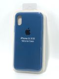 Чехол iPhone X/XS Silicon Case original FULL №36 saphire (4you)