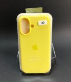 Чохол iPhone 17/18 Silicon Case original FULL №43 canary (4you) "Акційна ціна"