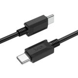 Cable Type-C/Type-C HOCO X73 1m (круглый) Black