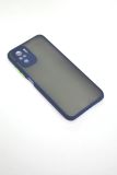 Чохол Samsung A02 / A022 Silicon Gingle Matte Dark blue / green