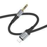 Перехідник HOCO UPA26 Lightning to 3.5 AUX 1m Black
