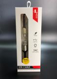 Usb-cable Type-C 4you Humber (3A, тканина, чорний)
