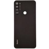 Заднє скло корпусу Xiaomi Redmi Note 8 + скло камери Black (X) 8000328BWL