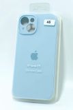Чехол iPhone 15 Silicon Case original FULL Camera №45 sky blue (4you)