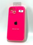 Чехол iPhone 14Plus Silicon Case original FULL Camera №52 ultra pink (4you)
