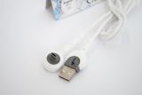Usb-cable Micro USB 4you Angara ( 2000mah, tpe, 90град, micro 2х стор., Білий ) 