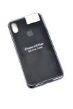 Чехол iPhone XS Max Silicon Case original FULL №18 black (4you)