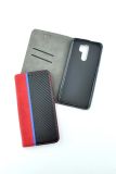 Flip Cover for Oppo A52/A72/A92 Carbon Red/black (4you) "Акционная цена"