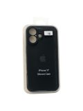 Чохол iPhone 17 Silicon Case original FULL Camera №18 black (4you)