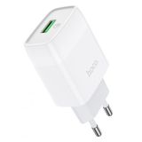 СЗУ-USB HOCO C72Q QC3.0 2A 1 Usb (блистер) White