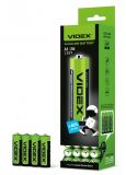 Батарейка Videx LR6 AA щелочная (4 в спайке, 60 в упаковке)