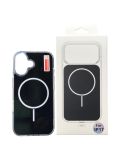 Чехол iPhone 13 / iPhone 14 Silicon Clear case with Magsafe Black
