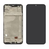 LCD Samsung A15/A155 (2023) / A156 із чорним тачскрином + корпусна рамка FULL SIZE OLED (M)