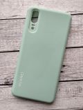 Чехол Huawei Y7/Pro/Prime (2018) Silicon Cover Soft touch (Logo) mint