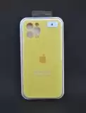 Чохол iPhone 12Pro Silicon Case original FULL Camera № 4 yellow ( 4you )