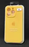 Чохол iPhone 14Pro Silicon Case original FULL Camera № 4 yellow ( 4you ) 