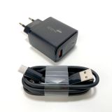 CЗУ 4you A43 (18W, Fast Charger QC 3.0, 5V/3A, 9V/12V-1.5A, 1USB) black+Type C 3А Dvina