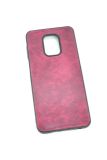 Чехол Xiaomi Redmi 9 Silicon VESTA Leather Crimson (P4) "Акционная цена"