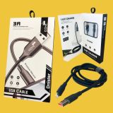 Usb-cable iPhone 5 4you Dnister black  (2.4A, Silicon Perfect) - Новая упаковка!