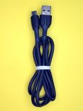 Usb-cable Micro USB 4you Taho (2.4A, Silicon, чорний) (від10шт - 10%)