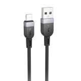 Usb-cable iPhone 5 HOCO X109 1m (круглий) Black